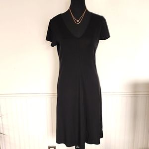 Club Monaco Black midi dress Size M